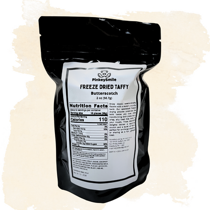 Freeze-Dried Butterscotch Salt Water Taffy 2 oz