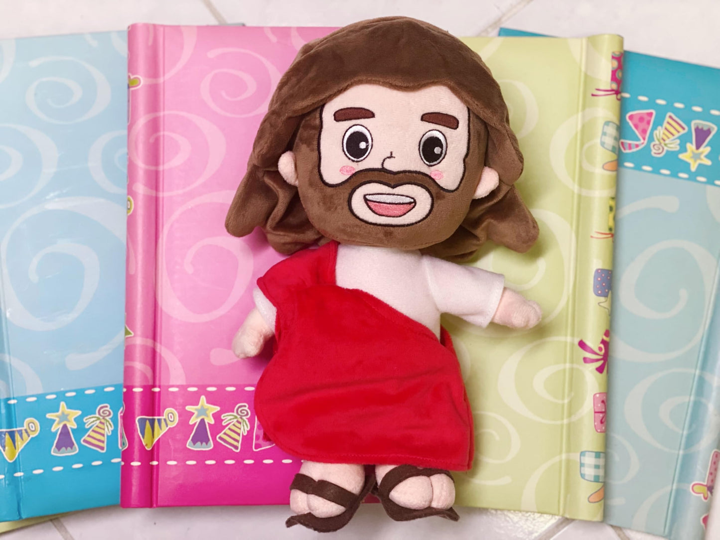 Pinkey Smile My Jesus Plush 14"