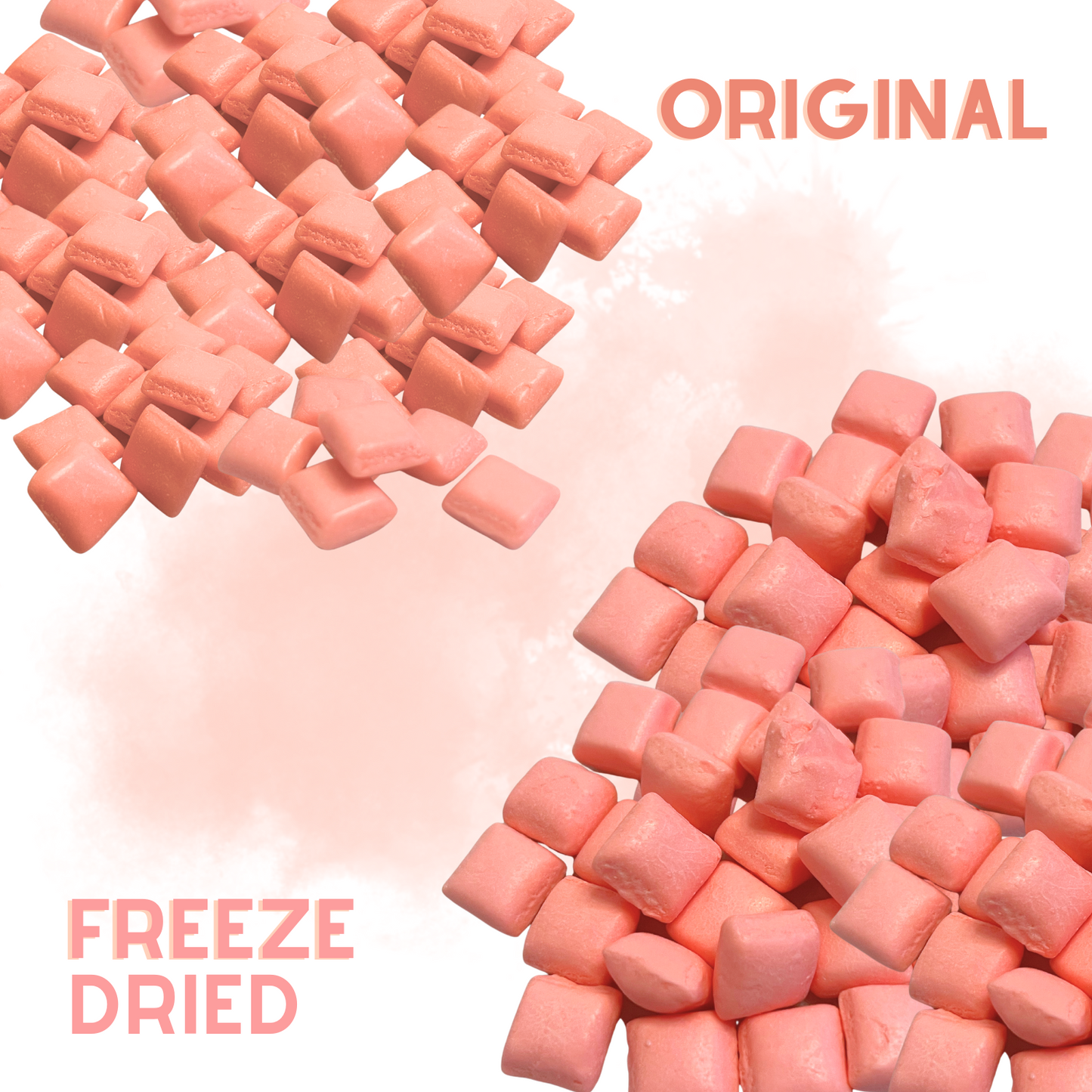 Freeze Dried Candy Fruit Burst Mini Candy 4 pack - Orignial, Sour, FavREDS, All Pinks