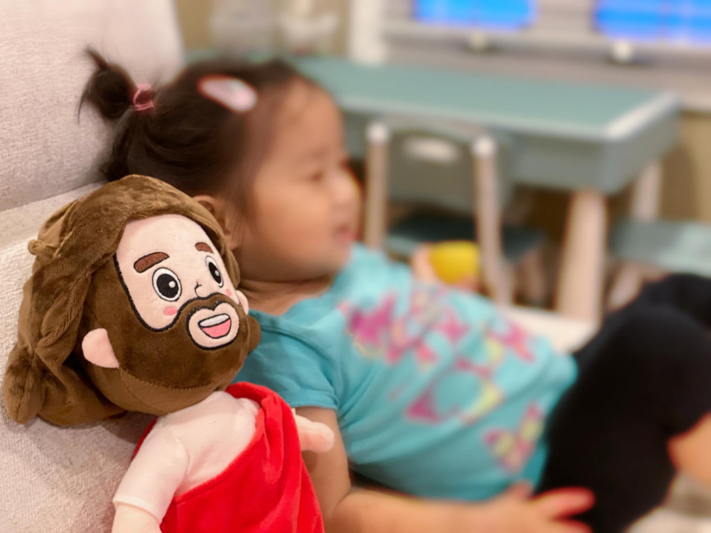 Pinkey Smile My Jesus Plush 14"